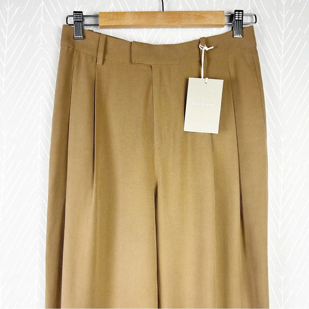 EVEREVE The Put-Together Pleat Pant in Toasted Coconut NWT - Picture 4 of 10